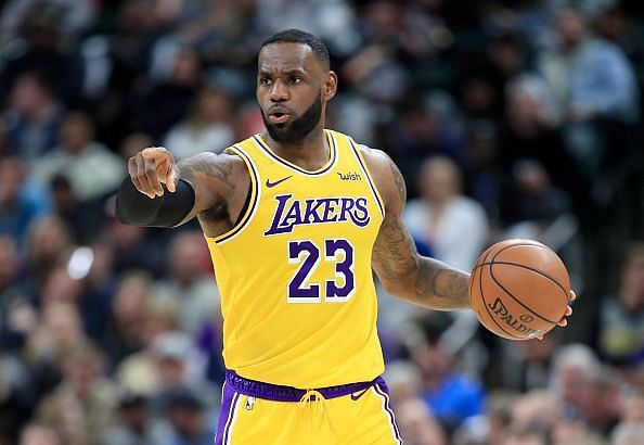 LeBron missed his first game of the season due to a thoracic muscle strain