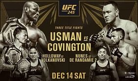 UFC 245: Usman vs. Covington - Preview