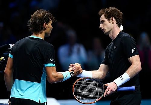 Rafael Nadal and Andy Murray