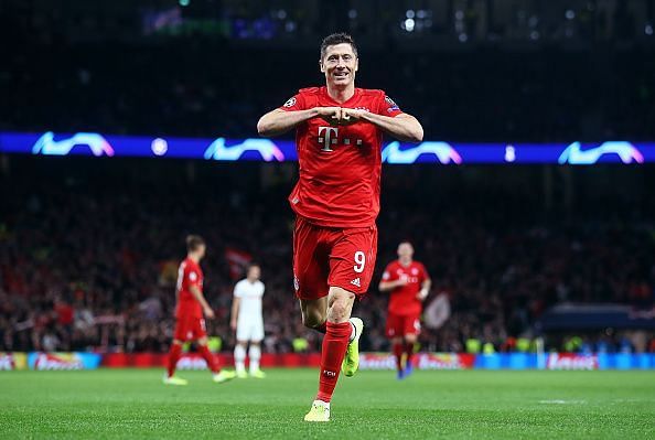 Lewandowski leads the race for the award at the moment