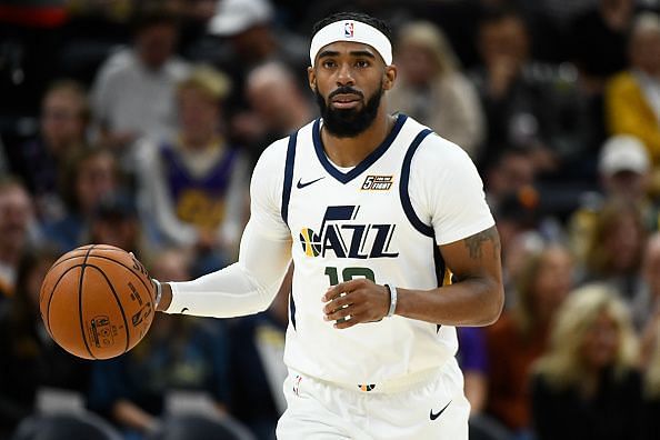 Mike Conley has struggled with a hamstring injury during his debut season in Utah