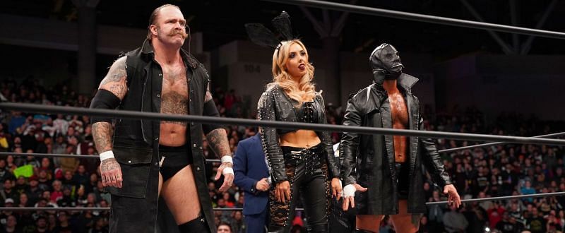 The Butcher, the Blade, and the Bunny (Ally) on AEW Dynamite.