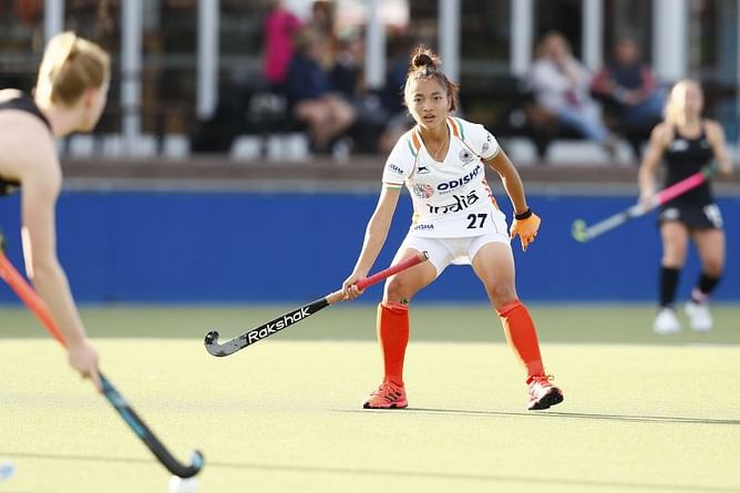 Resolute Indian Junior Women's Hockey Team begin 3-Nations Tournament with a 2-0 win over New Zealand