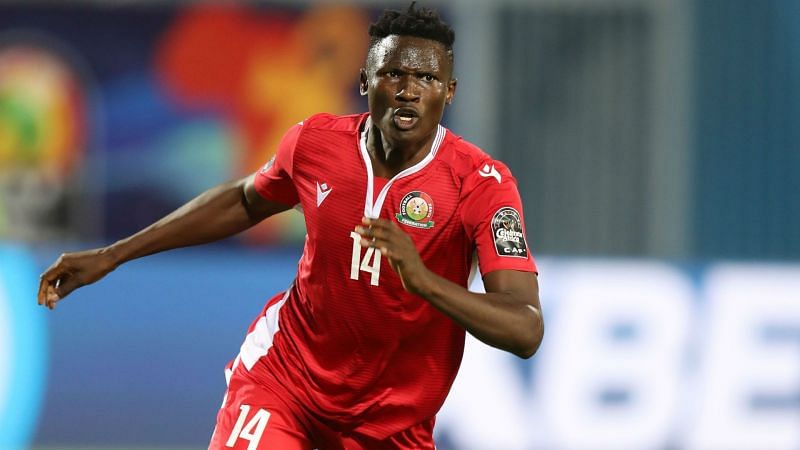 Harambee Stars striker Michael Olunga