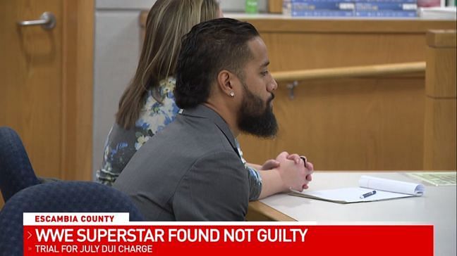 Jimmy Uso found 'not guilty' of DUI charge