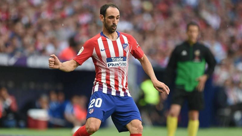 Juanfran during his Atletico Madrid days