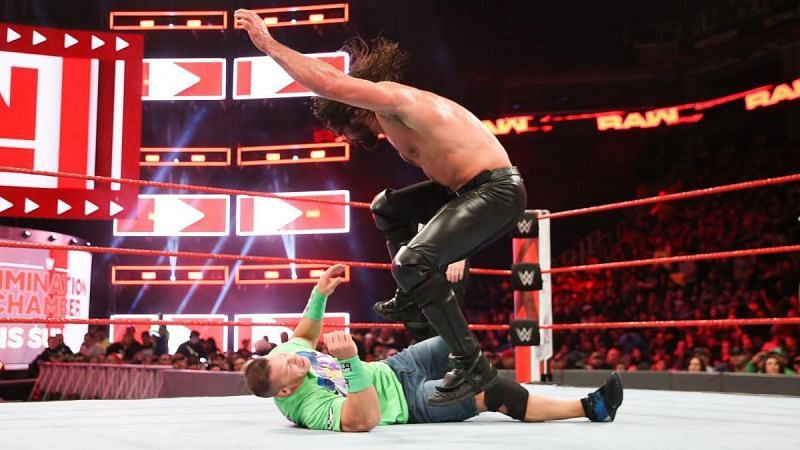 Rollins defeated John Cena during his hour-long performance in the Gauntlet Match