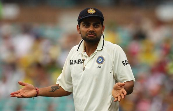 Virat Kohli brandished the middle finger gesture at the SCG in 2012