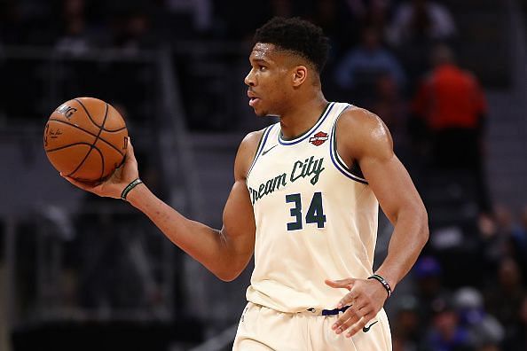 Giannis Antetokounmpo and the Bucks possess the NBA&#039;s joint-best record
