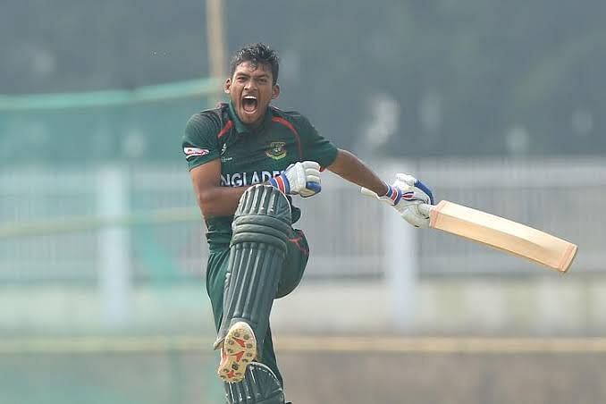 Nazmul Hossain Shanto is the skipper of the Bangladesh U-23 Cricket team at the SAG 2019