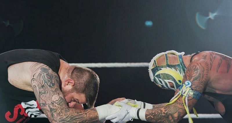 Kevin Owens and Rey Mysterio