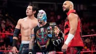 Rey Mysterio with Ricochet and Humberto Carrillo