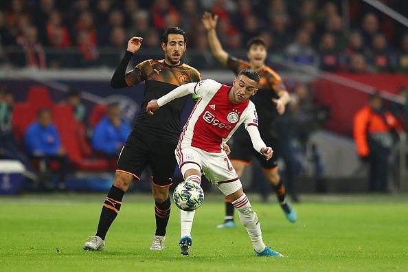 Ajax can call upon the attacking talents of Hakim Ziyech