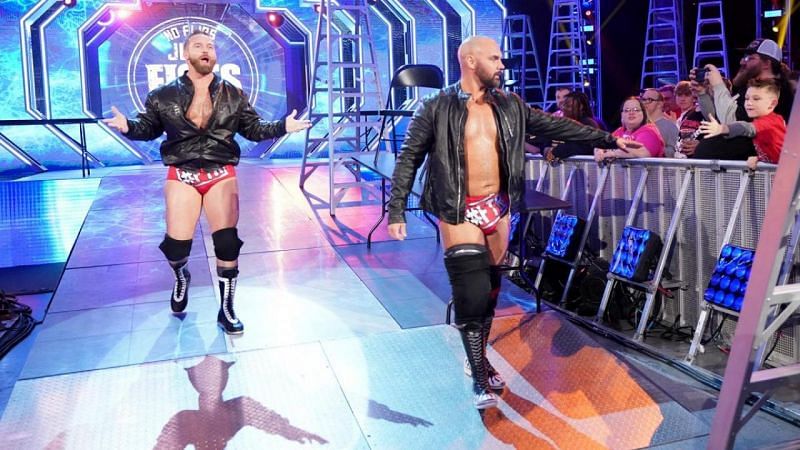 Dash Wilder fell over on his way to the ring last night on SmackDown