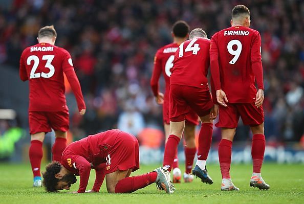 Two goals from Mo Salah gave Liverpool their latest victory this wekeend