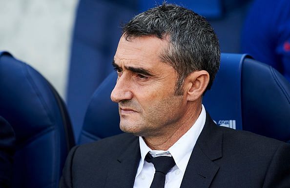 Valverde wears a grim look.