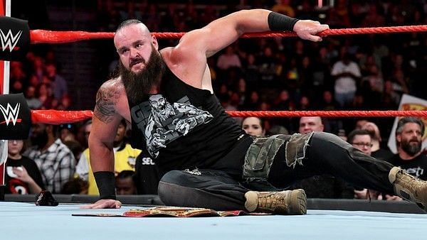 Top faction attack Braun Strowman after his match against Fiend at Starrcade 2019