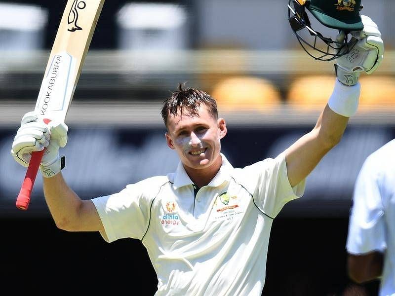 Marnus Labuschagne scored his maiden Test century against Pakistan at Brisbane