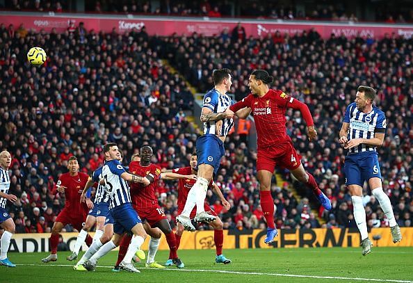 Van Dijk was on point (twice) for Liverpool