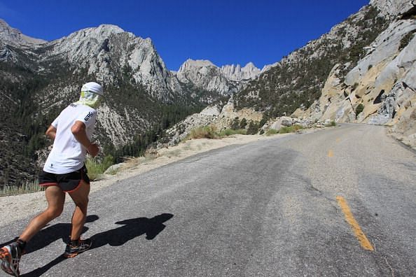 Annual Badwater Ultra Marathon Held In Death Valley&#039;s Extreme Heat