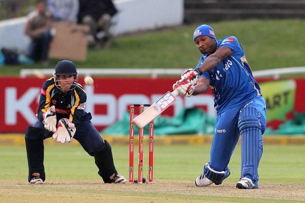 Kieron Pollard (right) for Mumbai Indians