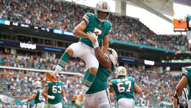 Victorious Dolphins got 'a spark' from trick play where punter threw TD to kicker