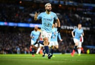 Sergio Aguero hit a hat-trick in the last meeting between the two sides