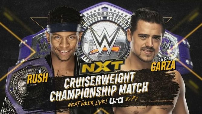 Lio Rush and Angel Garza trade shots ahead of their upcoming NXT Cruiserweight Championship match