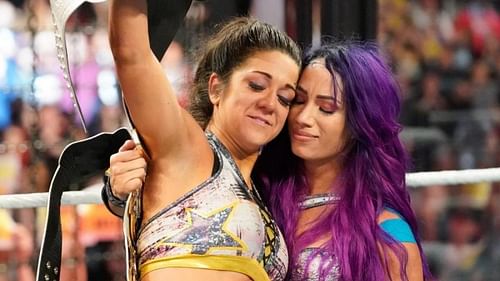Britt Baker agreed to a fan's tweet and revealed that she used to secretly watch Sasha Banks and Bayley wrestle while in school