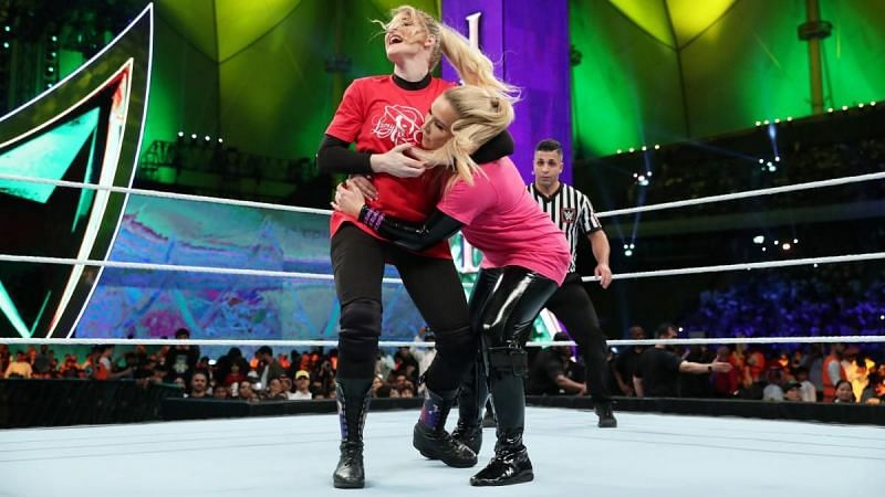 Lacey Evans vs Natalya in Saudi Arabia at Crown Jewel 2019