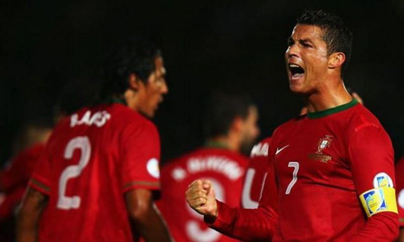 Ronaldo scored his first international hat-trick for Portugal in the 2014 FIFA World Cup qualifiers