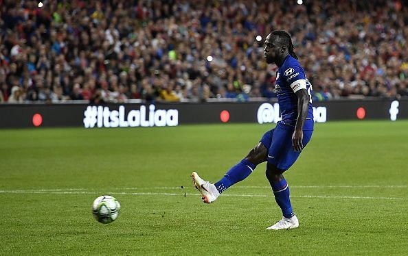 Victor Moses in action for Chelsea