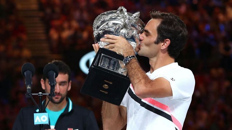 Federer won his most recent Grand Slam title at the 2018 Australian Open