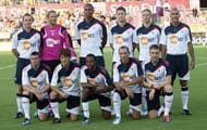 The Bolton Wanderers posing for a pic before a Premier League game in 2011.