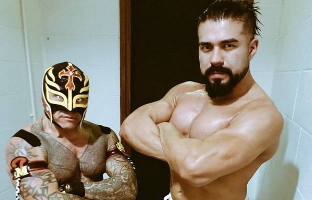 Rey Mysterio and Andrade