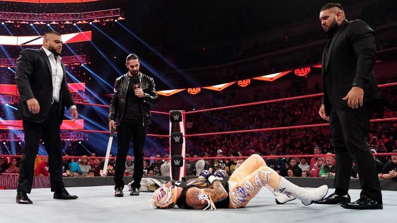 Seth &quot;Negan&quot; Rollins arrived to take out Rey Mysterio