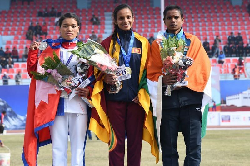 Sri Lanka dominated its opponents in athletics