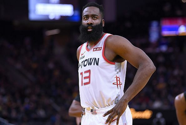 James Harden missed Sunday&#039;s game due to a toe injury