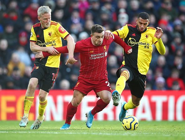 Shaqiri is set to be sidelined with a hamstring injury