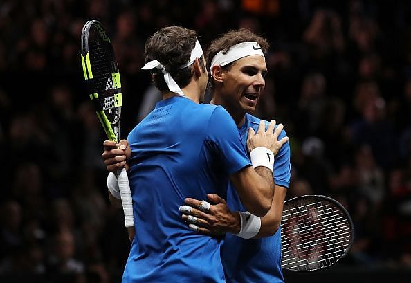 Roger Federer and Rafael Nadal