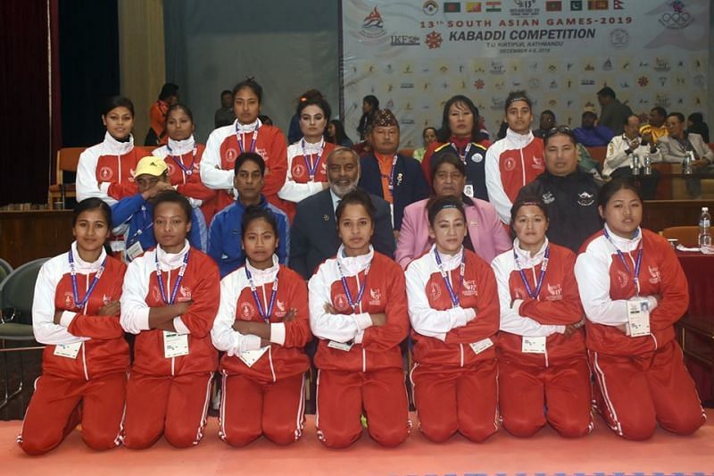Nepali women&#039;s Kabaddi team