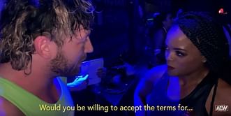 Kenny Omega offers contract to the latest addition to the AEW roster [video]
