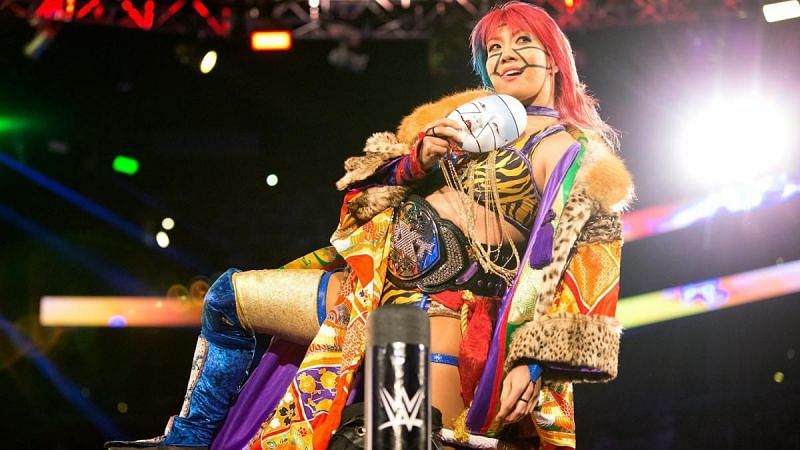 Asuka--a graphic designer by trade before becoming a pro wrestler--has some of the most dazzling entrance gear in all of sports entertainment.
