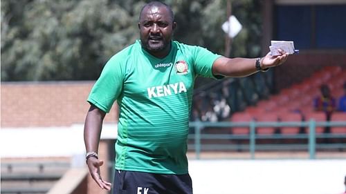 Current Harambee Stars Manager Francis Kimanzi