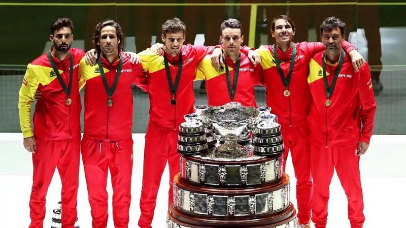 Spain with the 2019 Davis Cup
