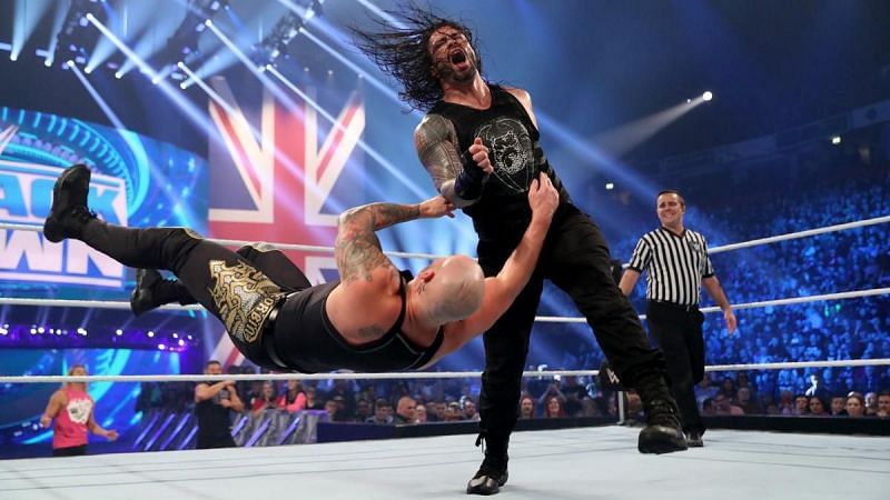 Baron Corbin defeated Roman Reigns in their last televised one-on-one match
