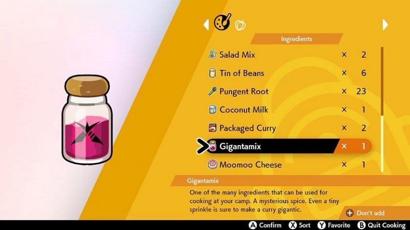 Image result for curry key ingredients pokemon