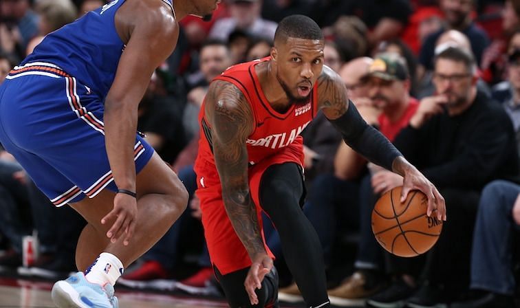 Damian Lillard scored 31 points in 29 minutes in Portland&#039;s blowout against the Knicks last game