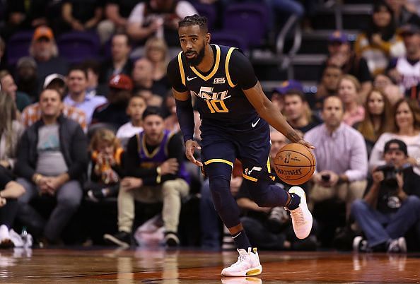 Mike Conley has struggled to make an impact with the Jazz