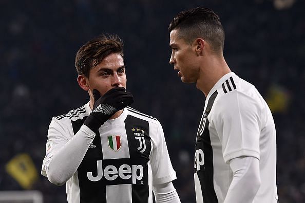 Cristiano Ronaldo, Paulo Dybala and Gonzalo Higua&Atilde;&shy;n have never started a game together for Juventus
